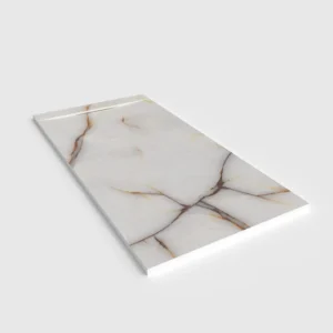 Douchebak PLASTER 3D imitatiemarmer-effect PALLENZIA – perspectief