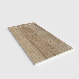 Douchebak PLASTER 3D imitatiemarmer-effect TESSARIAN – perspectief