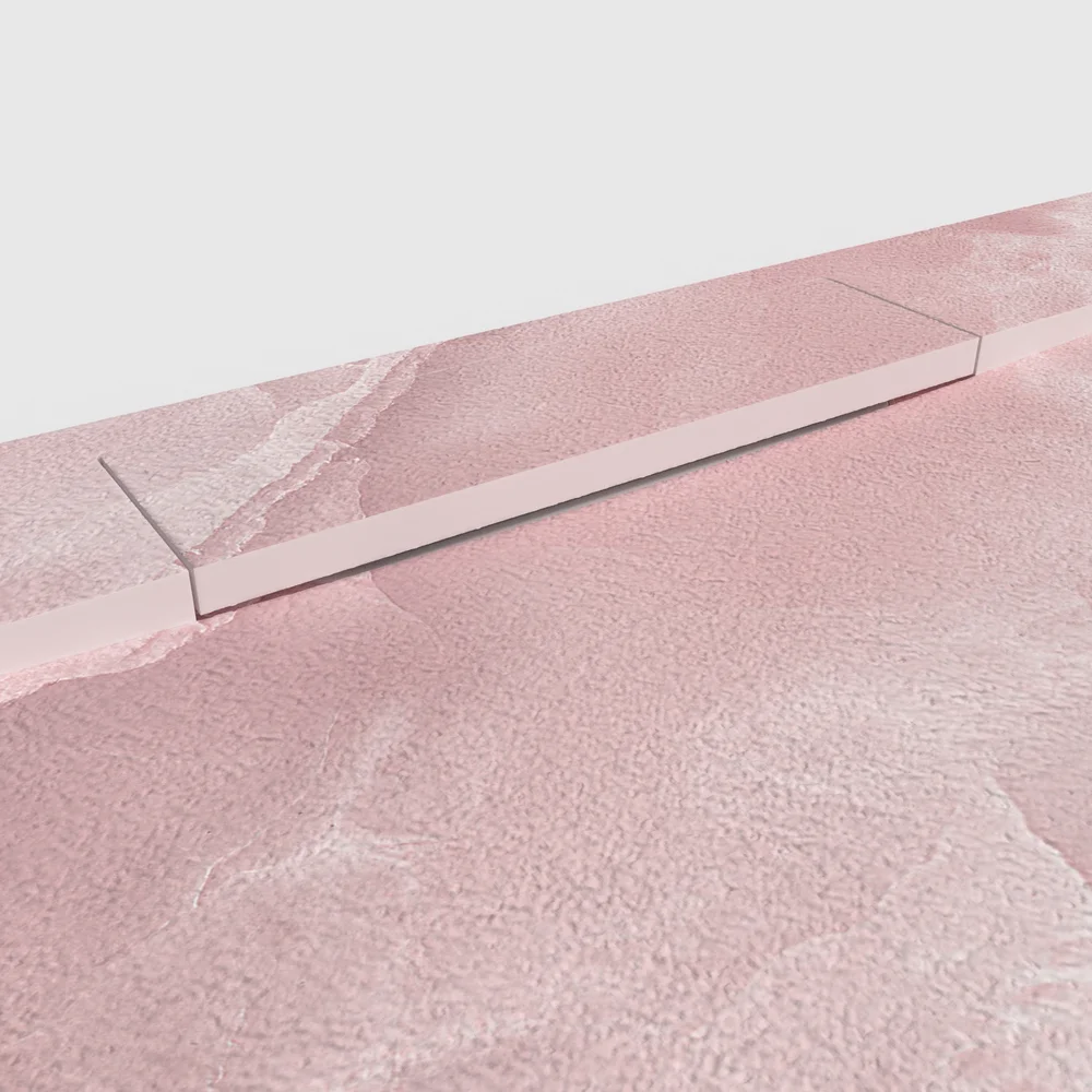 Douchebak PLASTER 3D imitatiemarmer-effect VIANTHOS – detail