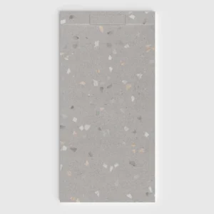 Douchebak PLASTER 3D imitatieterrazzo-effect ARCOPIETRO – vooraanzicht