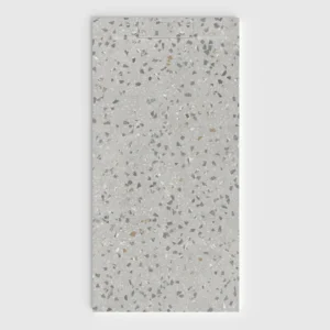 Douchebak PLASTER 3D imitatieterrazzo-effect CRETTARIO – vooraanzicht