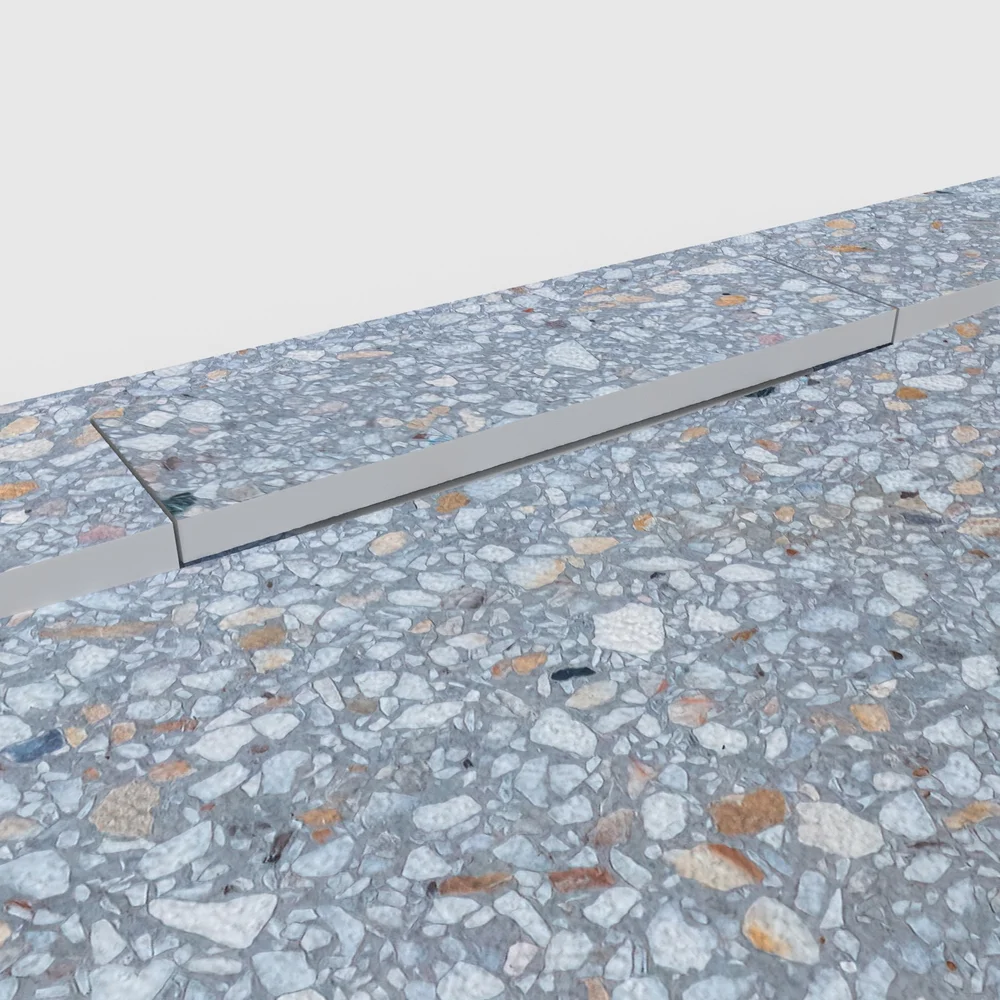 Douchebak PLASTER 3D imitatieterrazzo-effect DECOFRACTA – detail