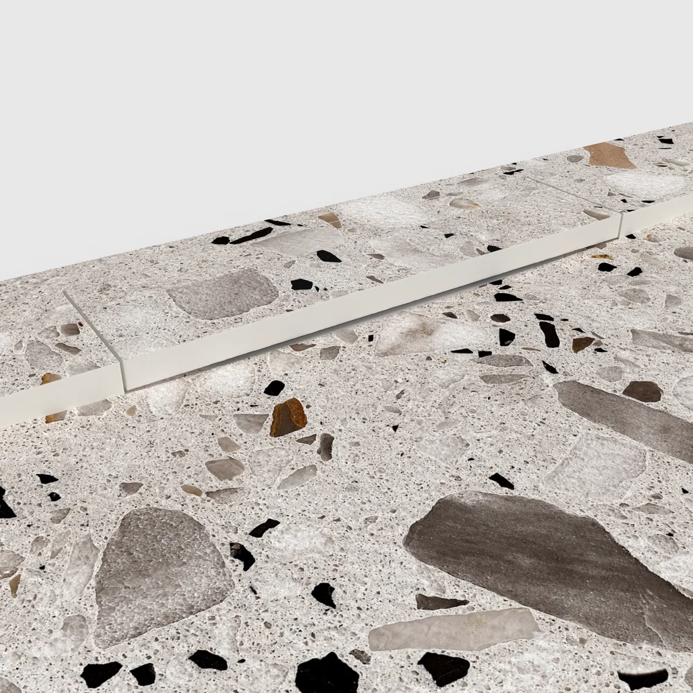 Douchebak PLASTER 3D imitatieterrazzo-effect GRANITURA – detail