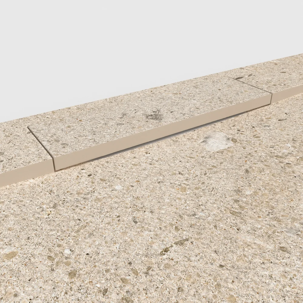 Douchebak PLASTER 3D imitatieterrazzo-effect LOTUM – detail