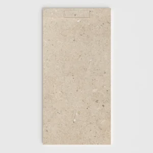 Douchebak PLASTER 3D imitatieterrazzo-effect LOTUM – vooraanzicht