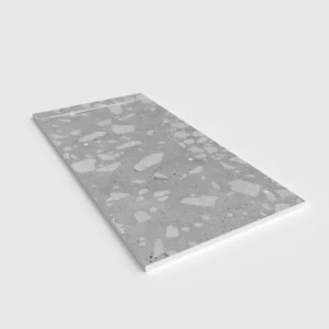 Douchebak PLASTER 3D imitatieterrazzo-effect PASTELLARO – perspectief