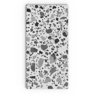 Douchebak PLASTER 3D imitatieterrazzo-effect SPECKLED – vooraanzicht