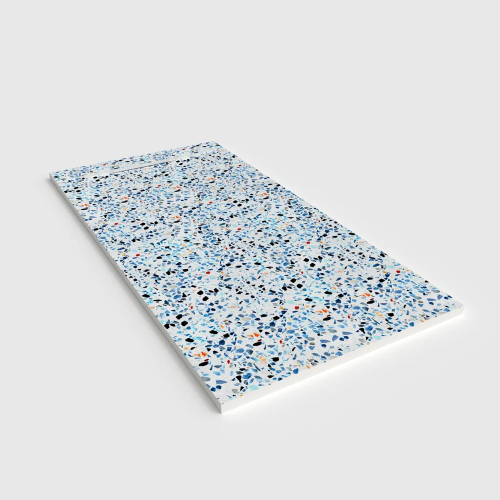 Douchebak PLASTER 3D imitatieterrazzo-effect SPICOLATO – perspectief