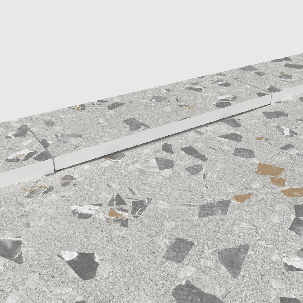 Douchebak PLASTER 3D imitatieterrazzo-effect TERICOTA – detail
