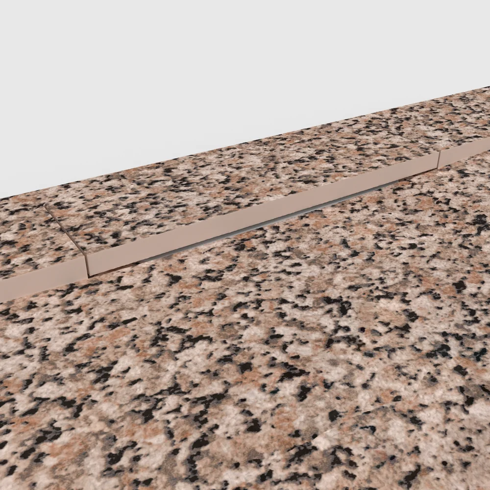 Douchebak PLASTER 3D imitatieterrazzo-effect TESSARELLO – detail