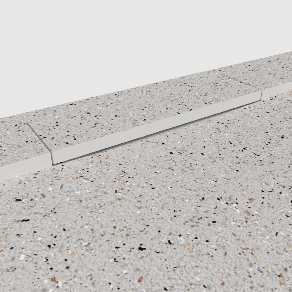 Douchebak PLASTER 3D imitatieterrazzo-effect TRENZETTO – detail