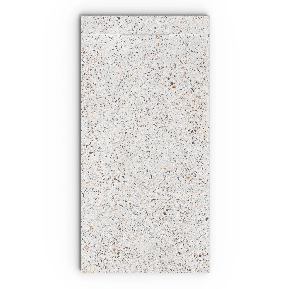 Douchebak PLASTER 3D imitatieterrazzo-effect VENETIAN – vooraanzicht