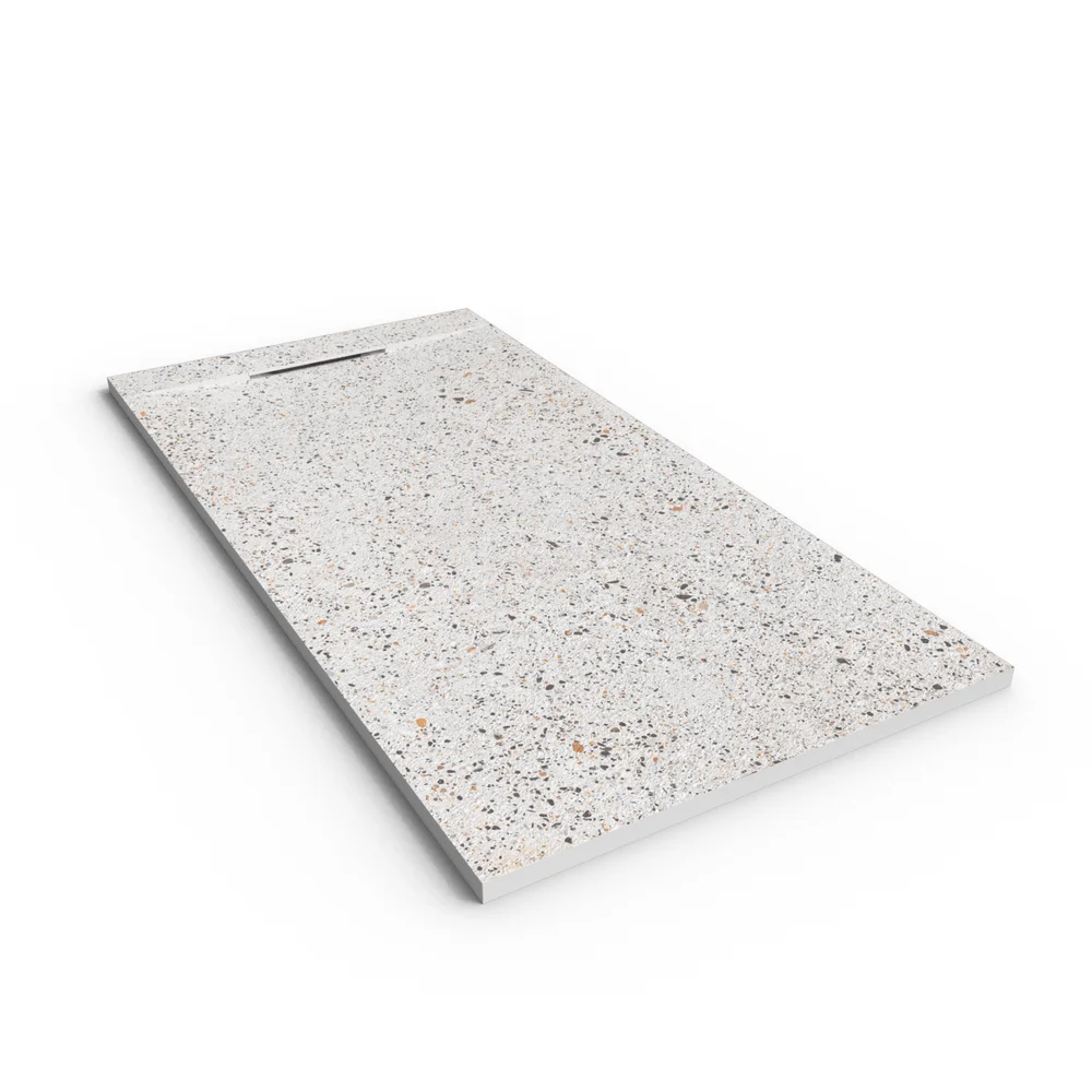 Douchebak PLASTER 3D imitatieterrazzo-effect VENETIAN – perspectief