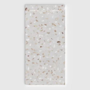 Douchebak PLASTER 3D imitatieterrazzo-effect VITRALUXO – vooraanzicht